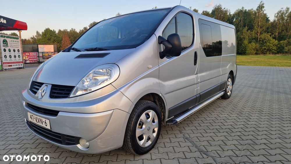 Renault TRAFIC L2H1 Długi Klima Elektryka Kamera Tempomat Dubel Kabina 6os Brygadówka - 8