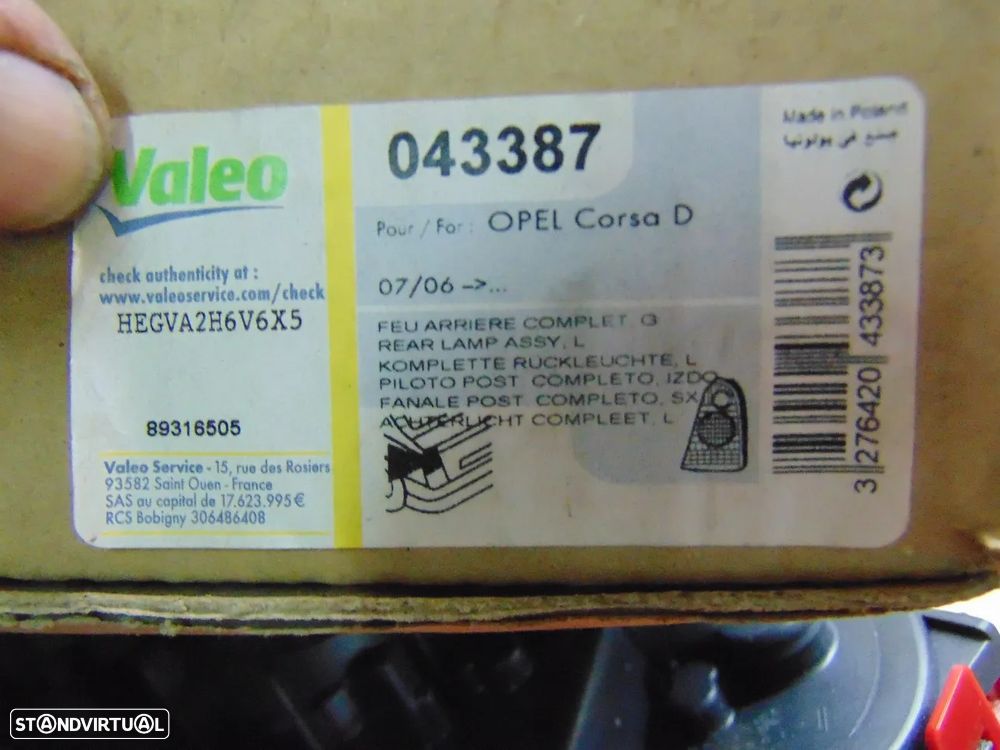 Opel Corsa D farolins - 4