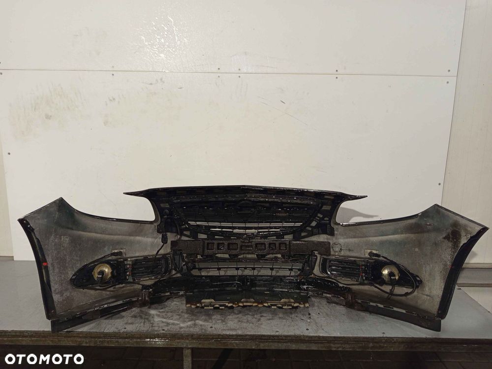 + ZDERZAK PRZÓD PRZEDNI OPEL INSIGNIA I 1 A Z22C CZARNY HALOGENY - 5