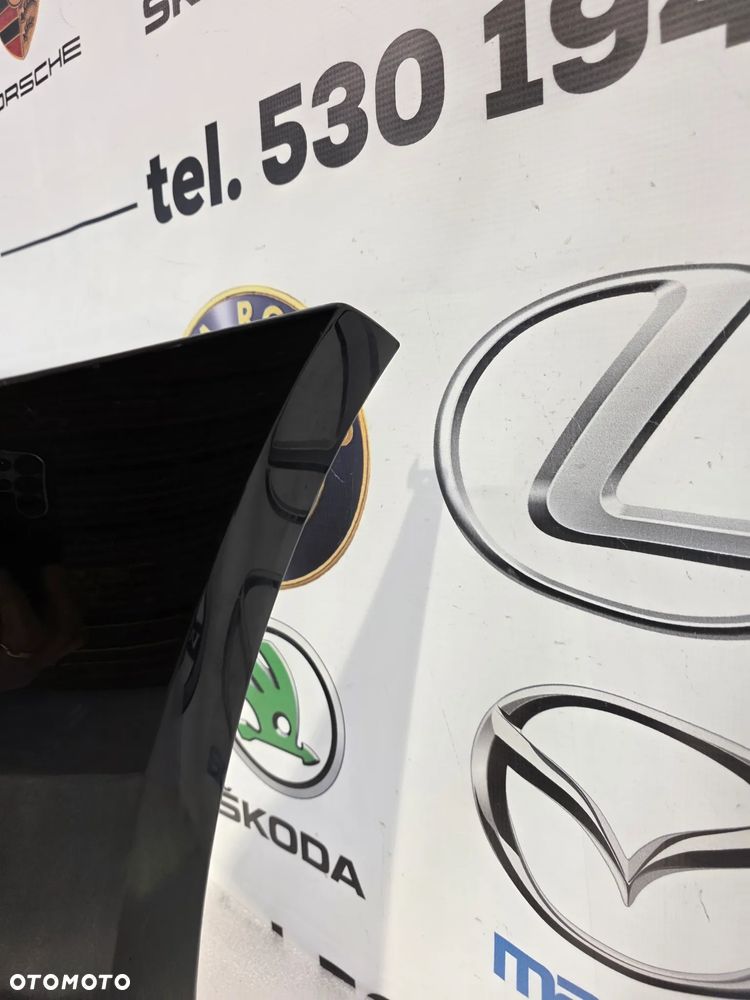 VW TOUAREG 7L6 LIFT 07-10 ŁADNY ZDERZAK PRZEDNI PRZÓD NA SPRYSKI + 6xPDC KOLOR CZARNY METALIK + KRATKI + OSŁONA POD ZDERZAK NR 7L6807221 NR AUKCJI NZ1897 - 23