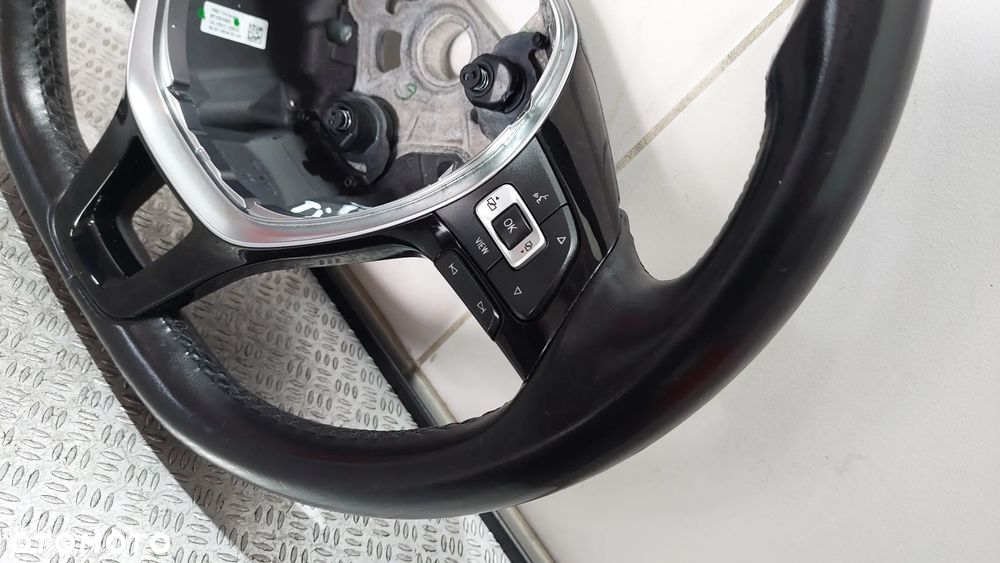 KIEROWNICA MULTIFUNKCYJNA SKÓRA ORYGINAŁ VW TIGUAN R2019 NR 62128150D - 3