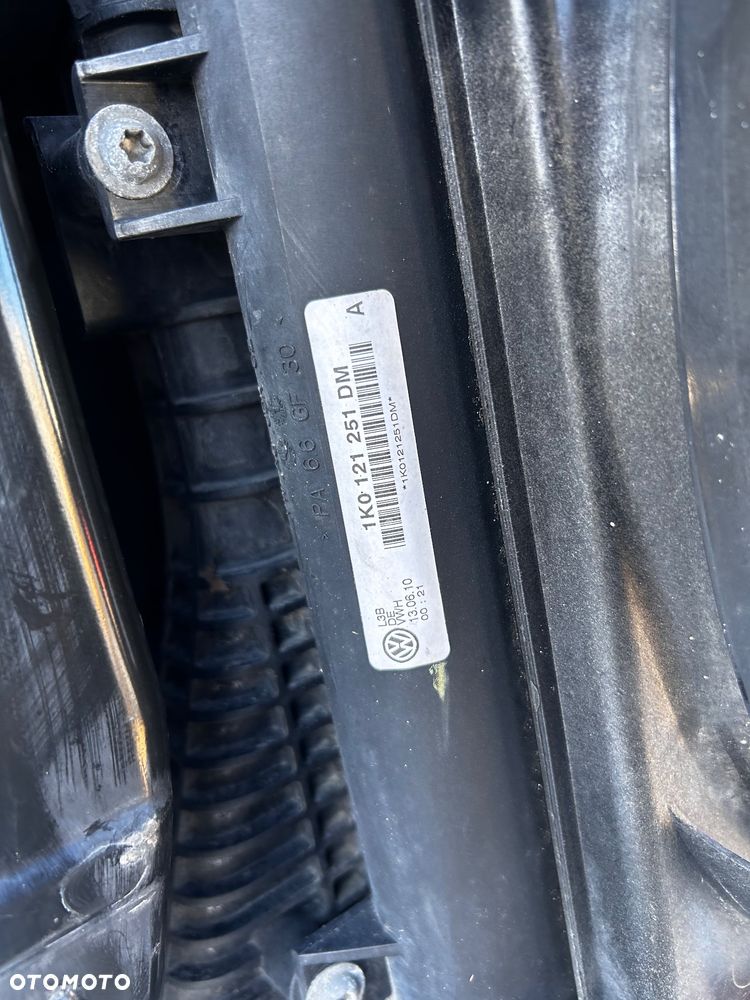 SKODA OCTAVIA 2 II LIFT 1K0121207 1K0121251 2.0 TDI PAS PRZEDNI CHŁODNICA WENTYLATORY - 3