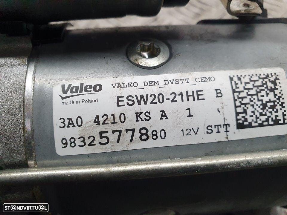 MOTOR ARRANQUE OPEL GRANDLAND X 2020 -9832577880 - 2