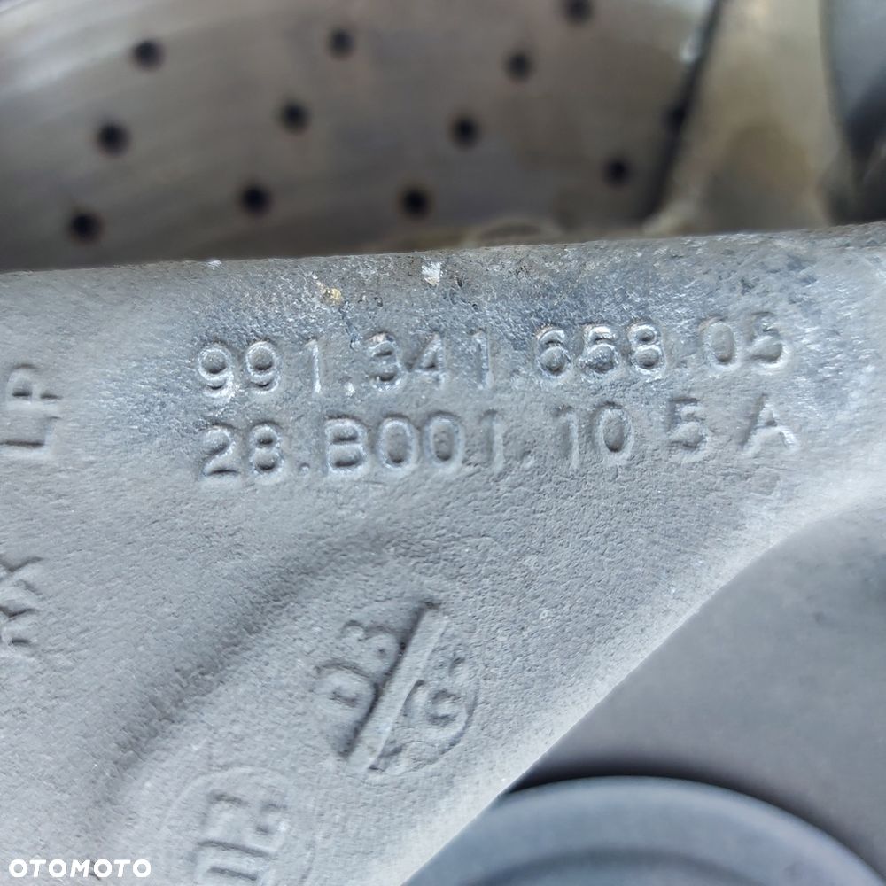 ZAWIESZENIE PRZOD PRAWE PORSCHE CARRERA 911 991 718 BOXSTER CAYMAN 982 ORYGINAL DEMONTAZ WAHACZ ZWROTNICA AMORTYZATOR PCCM ZACISK TARCZ PIASTA - 12