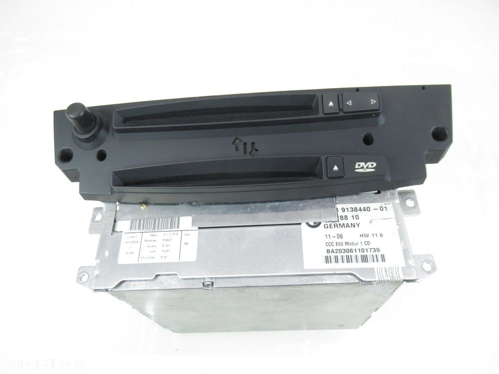 Radio Duża Nawigacja CCC czytnik BMW 5 e60 e61 DVD 2003-2006r. - 3