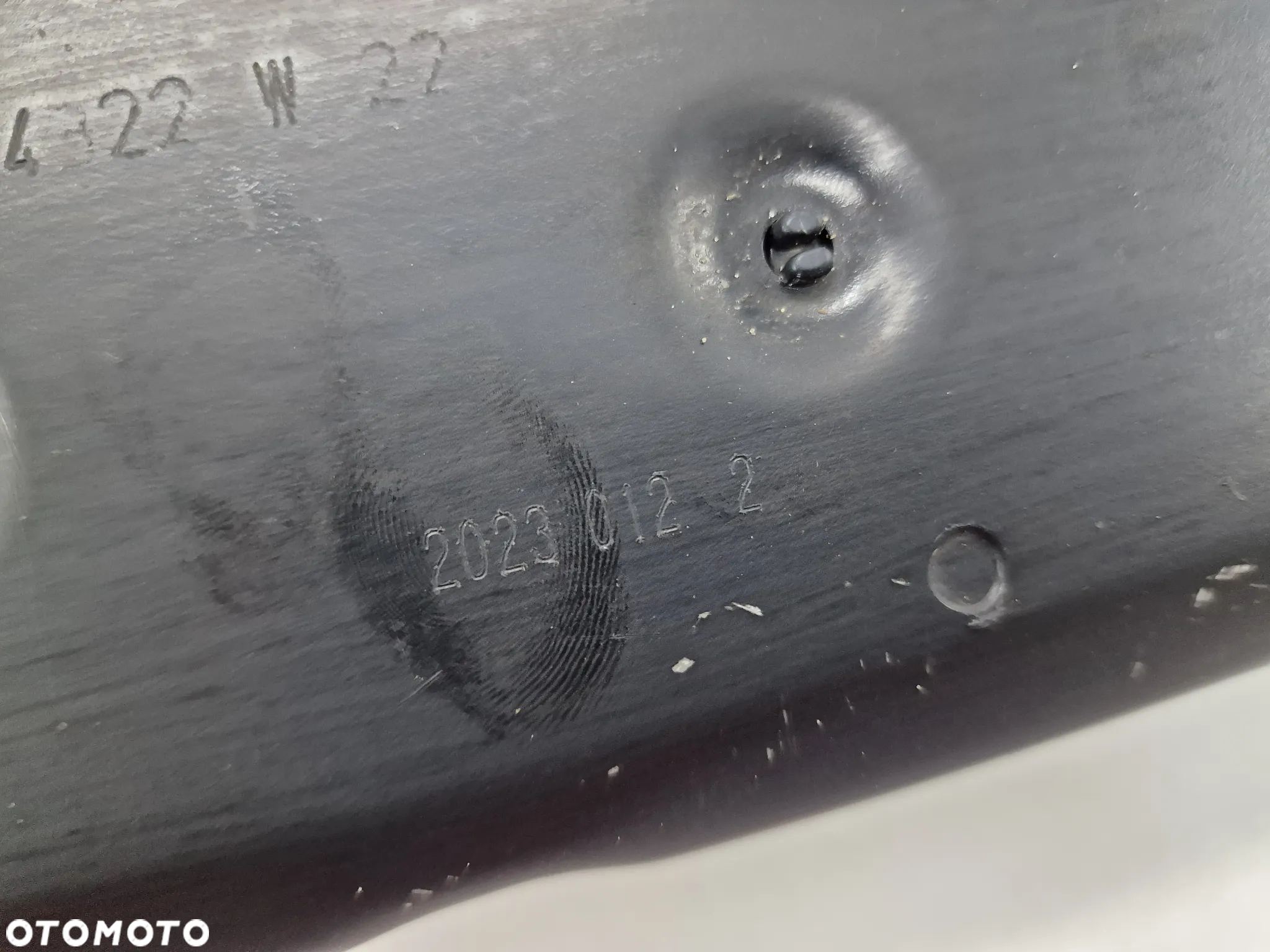 OPEL CORSA F / PEUGEOT 208 II BELKA PRZEDNIA PRZÓD / POD ZDERZAK , CZARNA , NR AUKCJI BEL12 - 7