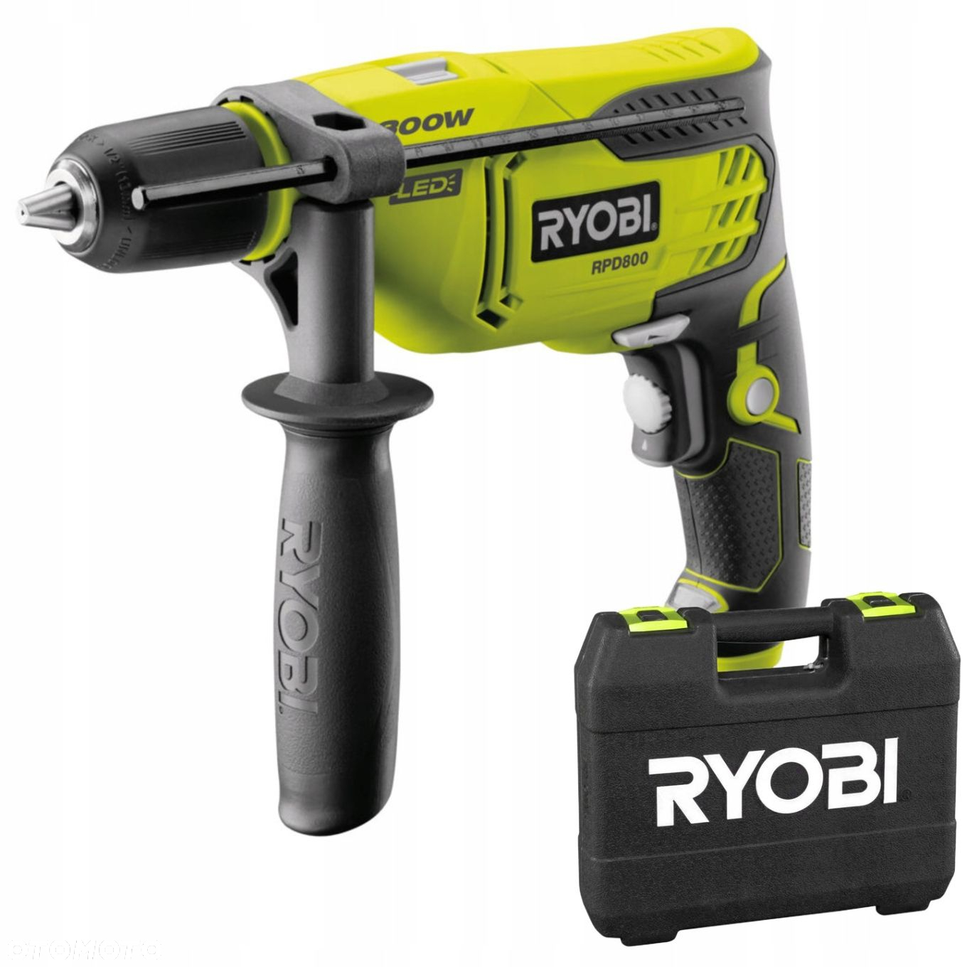 RYOBI RPD800-K WIERTARKA UDAROWA WKRĘTARKA ELEKTRYCZNA 800W  WALIZKA - 8
