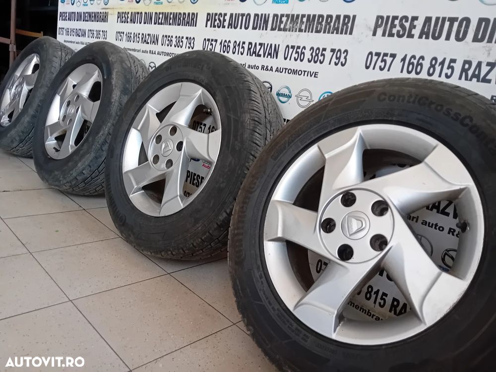Jante Aluminiu Dacia Duster 215/65R16 Anvelope Continental 2023 Vara F Bune Jante Dacia Duster - 7