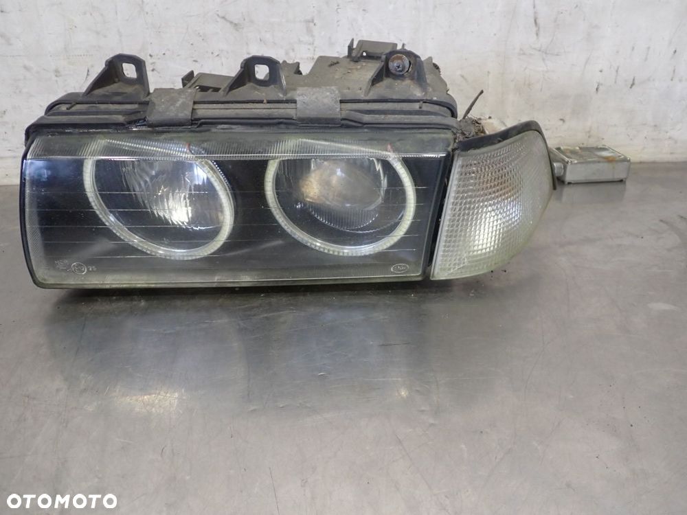 LAMPA LEWA PRZEDNIA XENON RINGI BMW E36 COUPE 2.0 M52B20 - 1