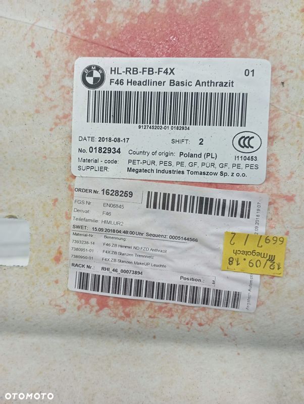 BMW F46 PODSUFITKA 1628259 - 3