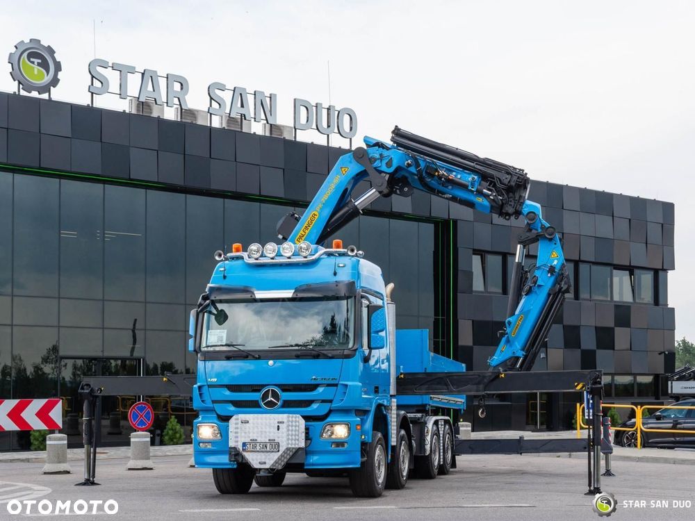 Mercedes-Benz ACTROS 4155 8x4 Palfinger PK 78002 SH HDS Fly Jib Wciągarka Siodło - 5