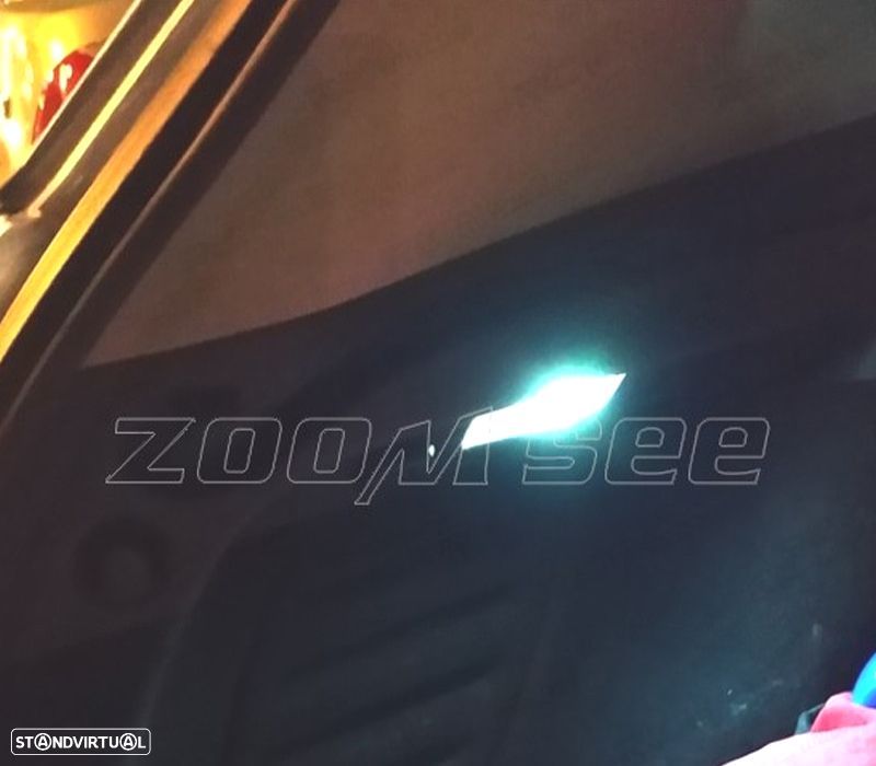 KIT COMPLETO DE 12 LÂMPADAS LED INTERIOR PARA 2009-2016 PARA RENAULT MEGANE III 3 MK3 COUPE - 5