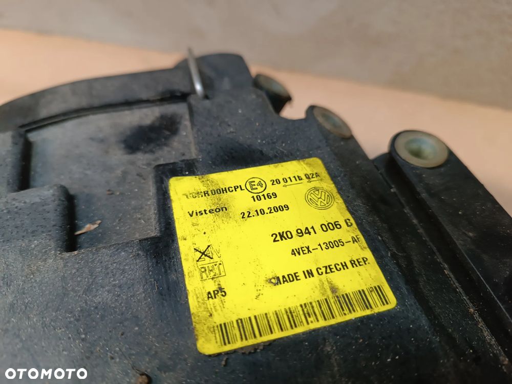 LAMPA PRZÓD PRZEDNIA PRAWA 2K0941006B VOLKSWAGEN TOURAN I CADDY III - 2