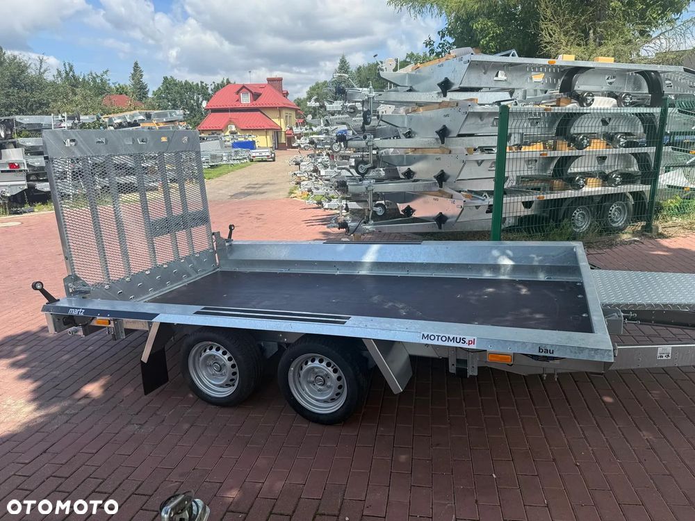 Martz Przyczepa Martz Bau 3 350/2 350x160 3000kg 2 osie pod sprzęt budowlany minikoparka walec mocna dostawa - 4