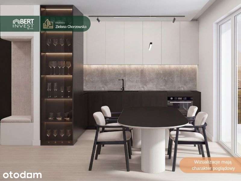 Funkcjonalne 57,5 m² z dwoma balkonami