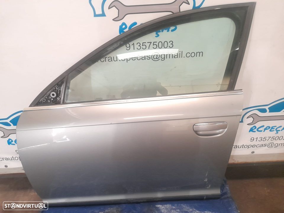 PORTA FRENTE FRONTAL ESQUERDA AUDI A6 C6 SEDAN CARRO FECHO ELEVADOR MOTOR PUXADOR VIDRO - 3