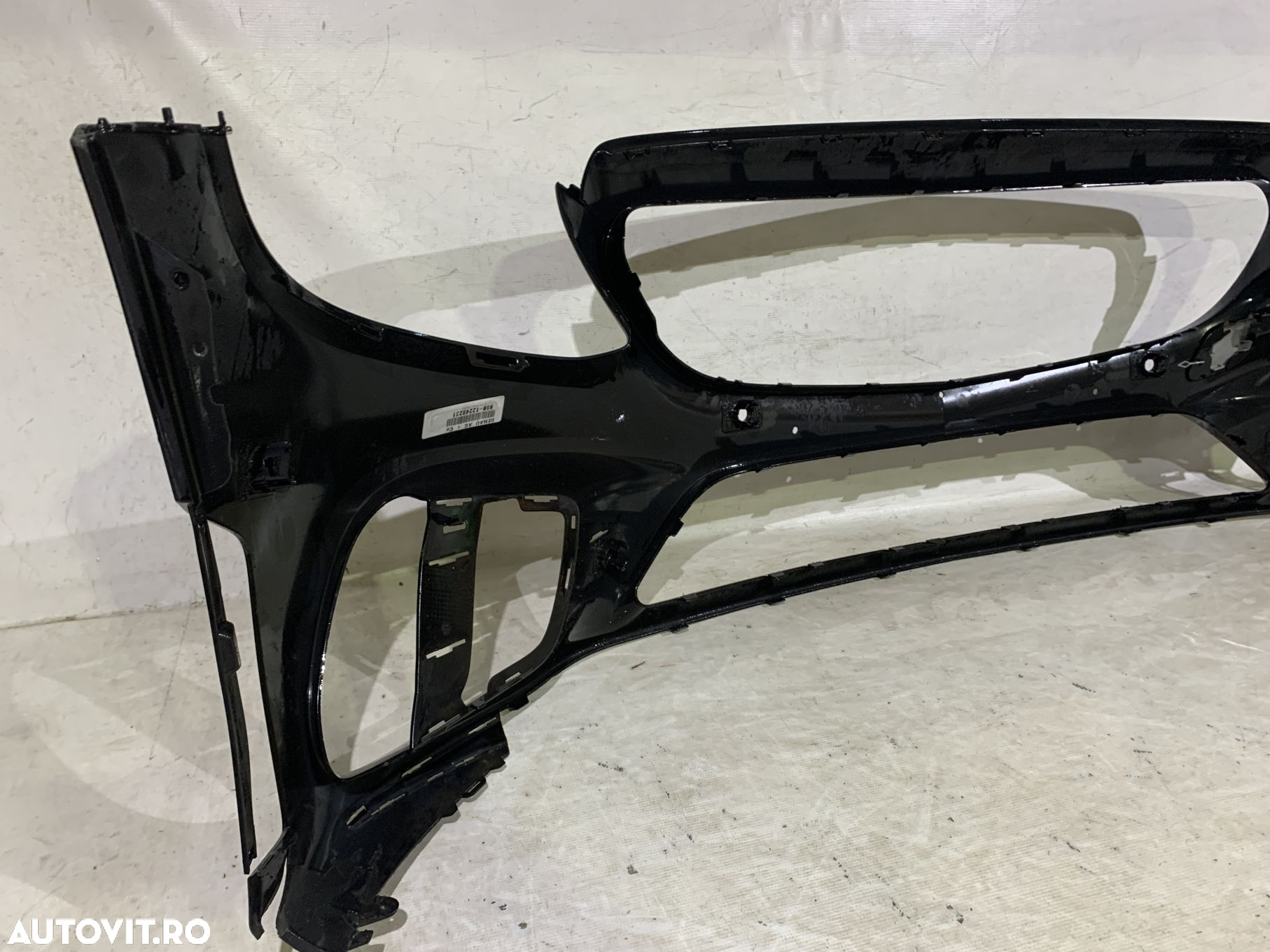 Bara fata Mercedes C-Class AMG, W205, facelift, 2018, 2019, 2020, 2021, cod origine OE A2058856002, cu gauri pentru senzori de parcare (6). - 13