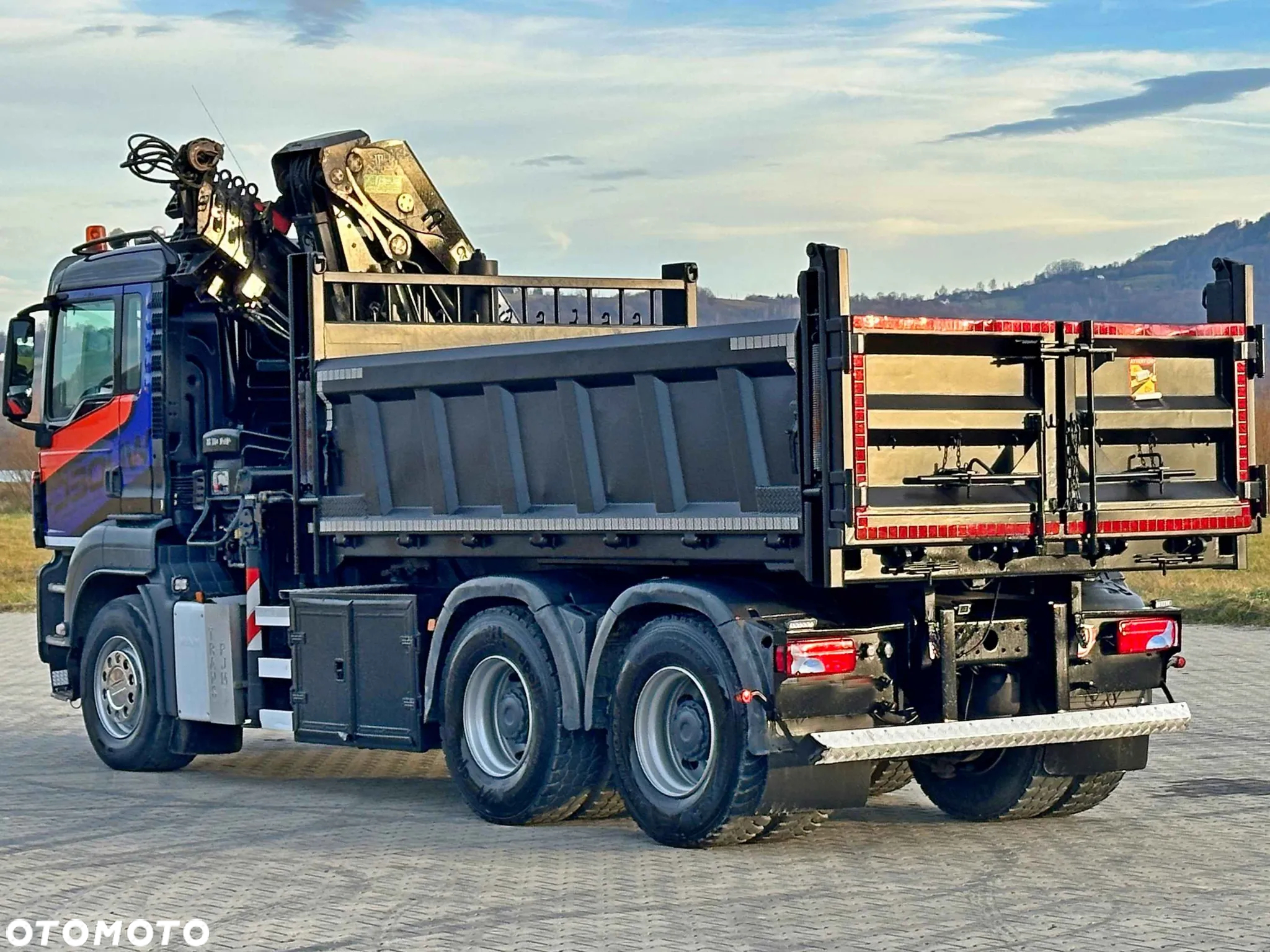 MAN TGS 33.480 * WYWROTKA 4,20 m * HIAB 288 EP - 4 HIDUO + PILOT / 6x4 - 8