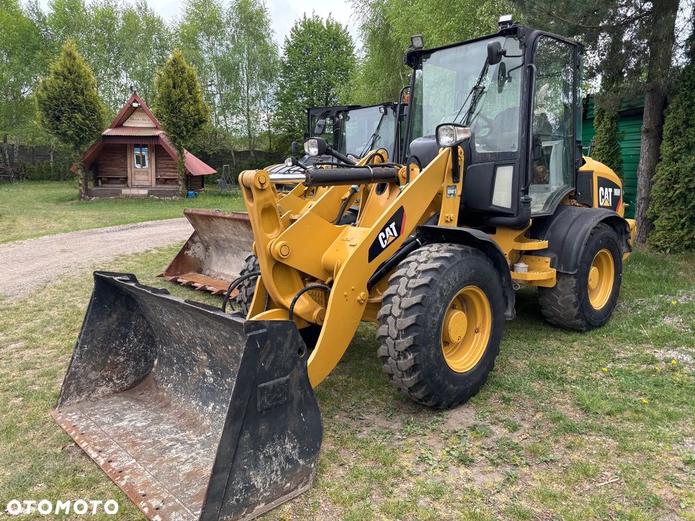 Caterpillar CAT 908H 4x4 z niemiec 2011r szufla widły szybkozłacze - 5