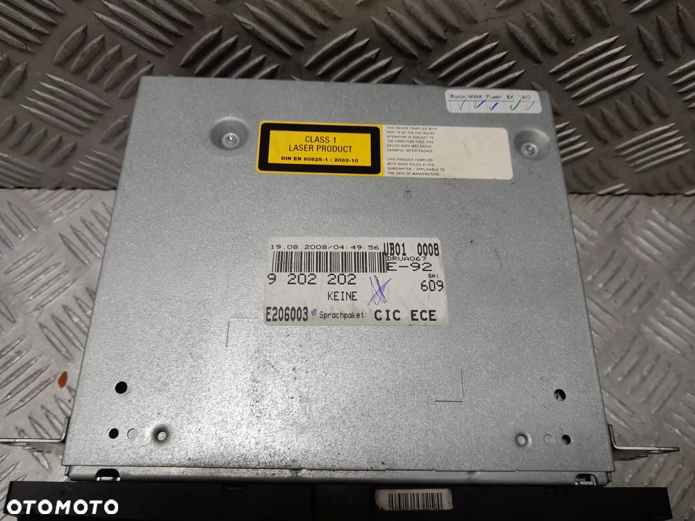 BMW E90 E92 RADIO ODTWARZACZ CD NAVIGACJA 9202202 6512920220201 - 6