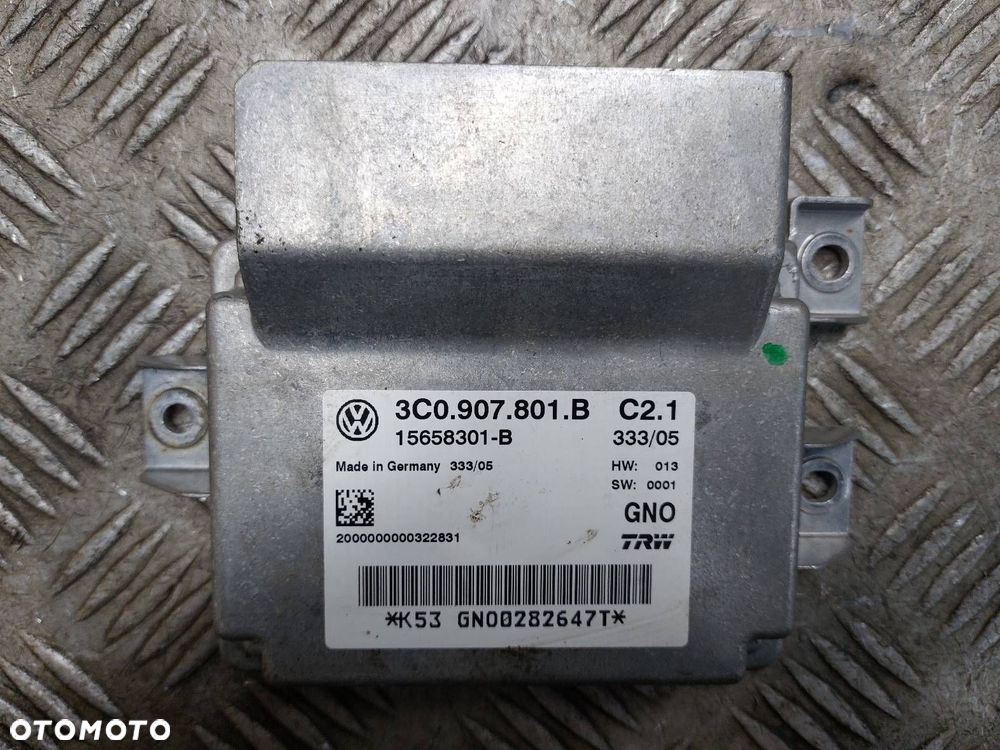 MODUŁ HAMULCA RĘCZNEGO VOLKSWAGEN PASSAT B6 3C0907801B - 1