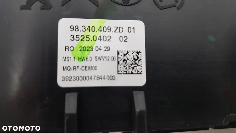 toyota proace ii 16- panel sterowania klimatyzacji nawiewem - 3