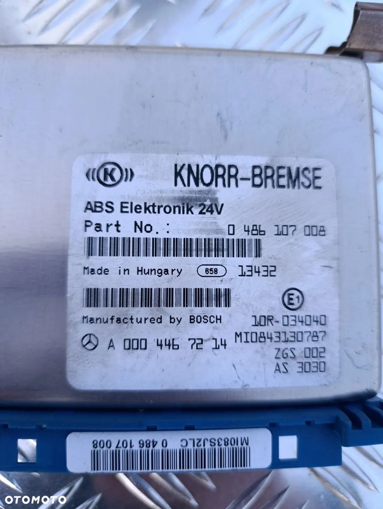 KOMPUTER STEROWNIK MODUŁ ABS MERCEDES ACTROS MP4 0486107008 - 2