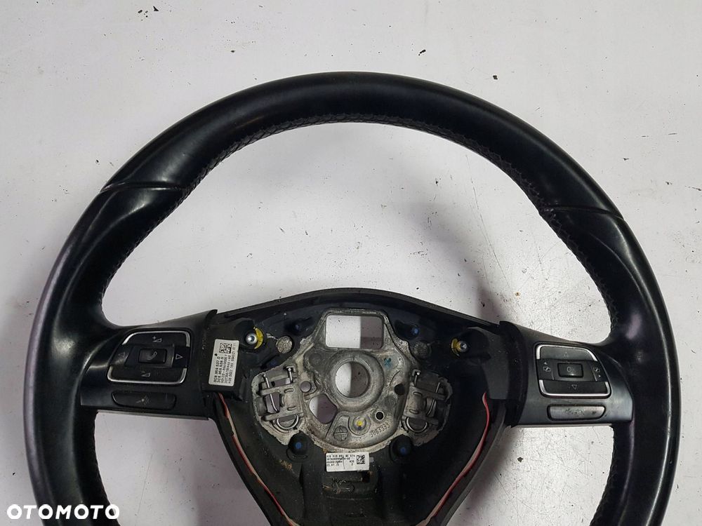 VW GOLF VI 08-13r PASSAT B7 CC KIEROWNICA SKÓRZANA 3C8419091BE - 6