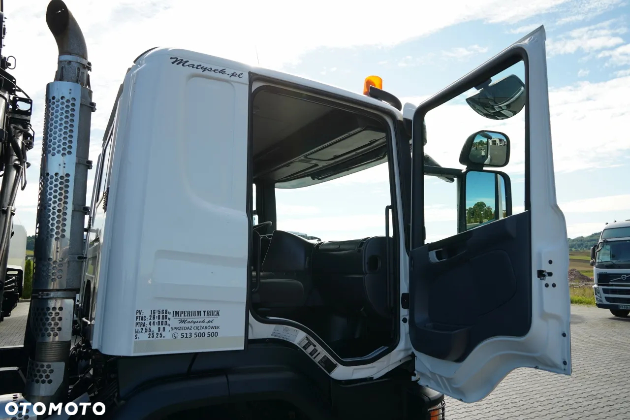 Scania P 410 / 6x4 / WYWROTKA - 6 M + HDS HIAB XS 211 / STEROWANIE RADIOWE / EURO 6 / ROTATOR / CHWYTAK - 35