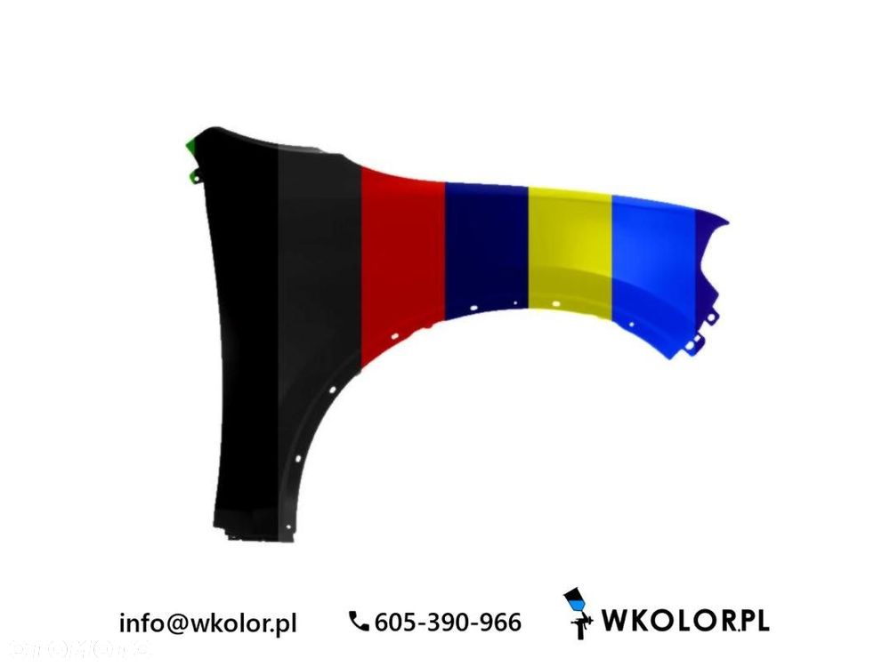 NOWY BŁOTNIK DODGE DURANGO 2011- LAKIEROWANY W KOLOR - 1