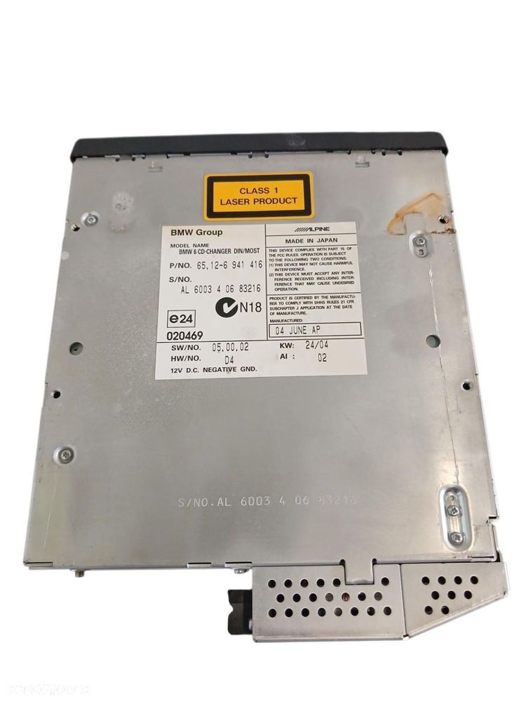 ZMIENIARKA CD BMW E61 6941416 E61 - 2
