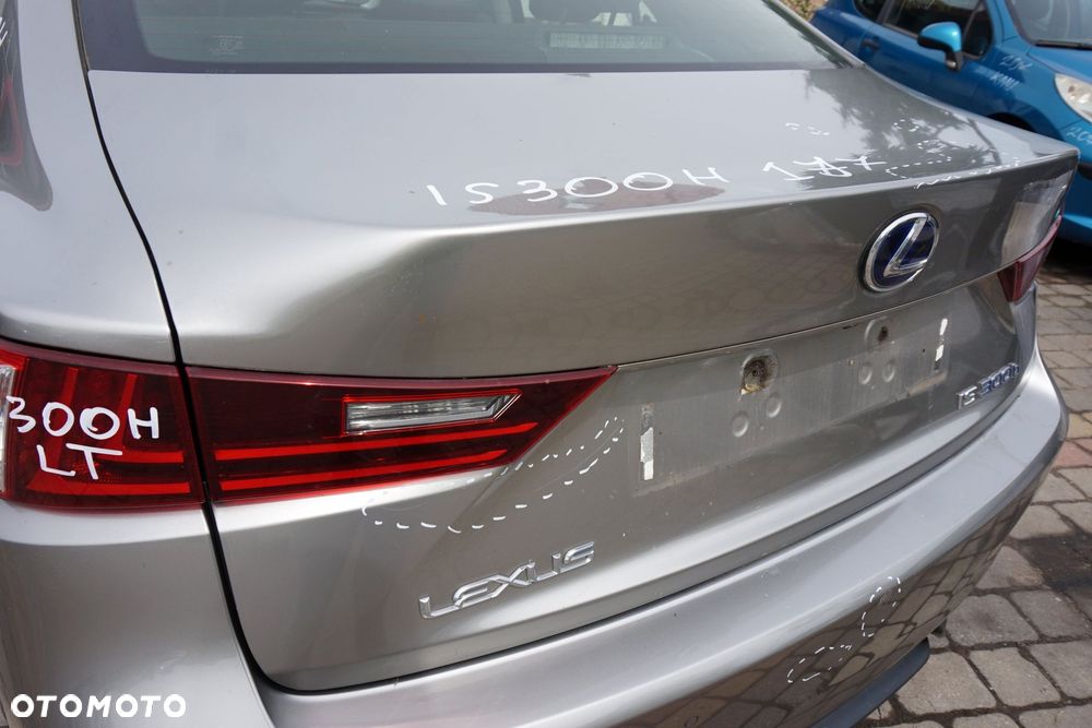 KLAPA BAGAŻNIKA TYLNA IS III E3 1J7  SREBRNY ATOMIC LEXUS 2013-2017 - 7