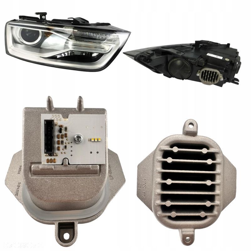 Moduł LED JEŻ DRL świateł dziennych lamp KSENON do AUDI Q3 8U 8U0941475C - 1