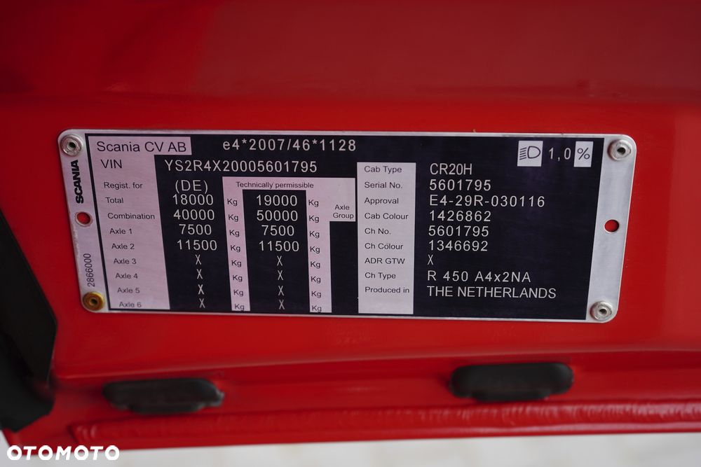 Scania / R 450 / EURO 6 / ACC / RETARDER - 11