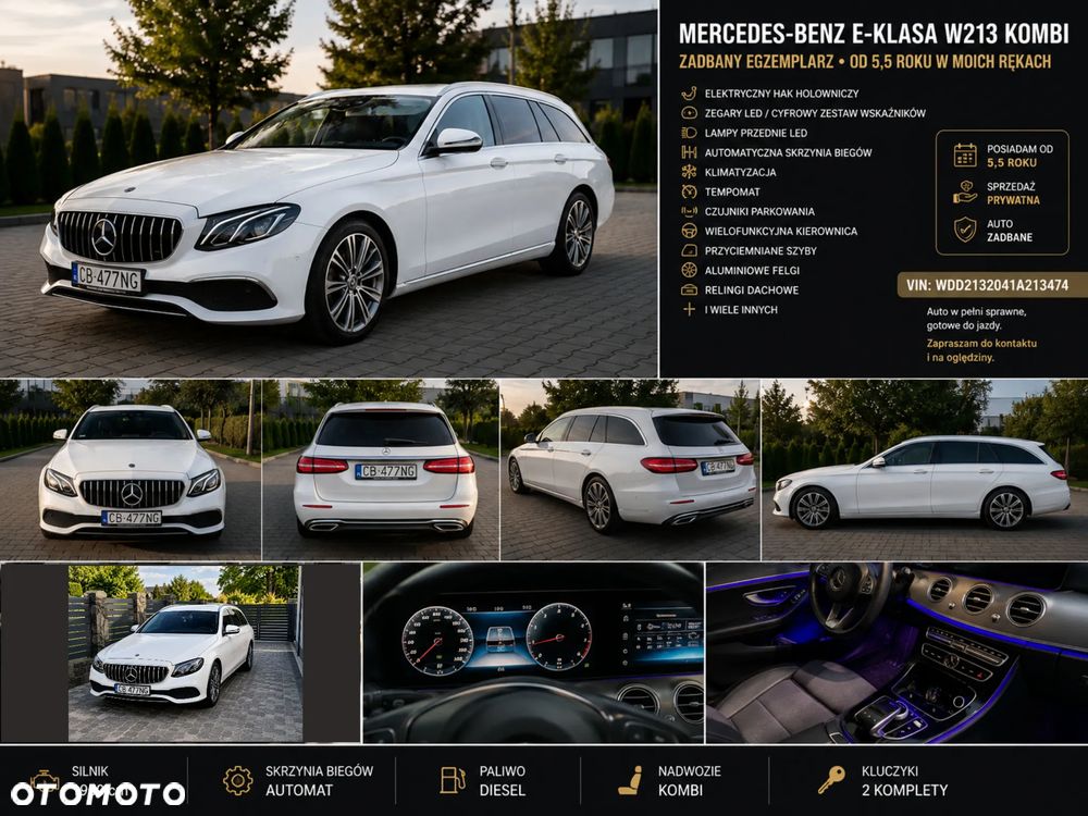 Mercedes-Benz Klasa E 220 d 4-Matic Business Edition 9G-TRONIC - 5