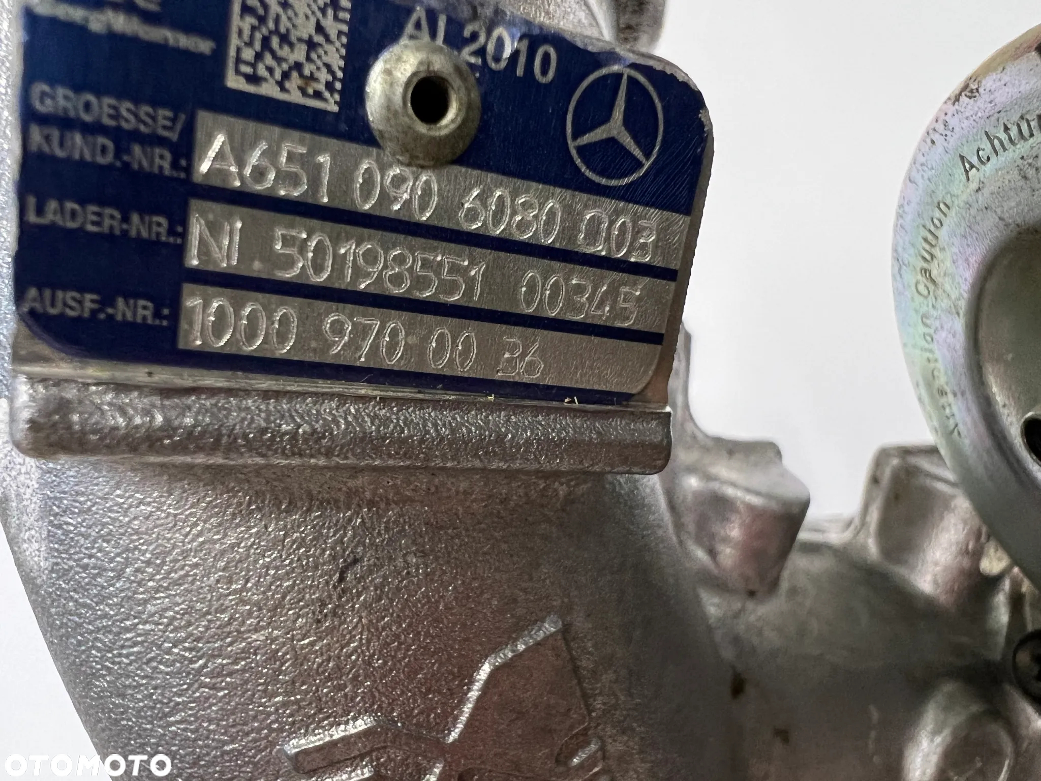 Sprinter 906  2,2CDi turbina A6510906080 A6510906380 A6510905280 - 6