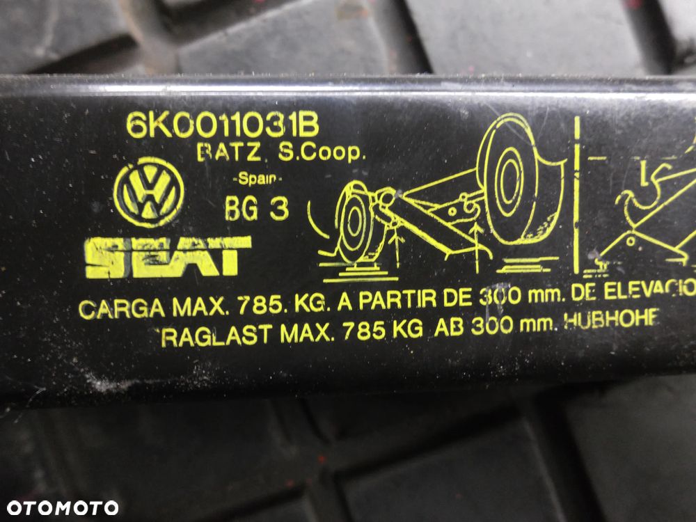 VW SEAT CORDOBA I IBIZA II LEWAREK PODNOŚNIK SAMOCHODOWY 6K0011031B 785KG ORYGINAŁ POSIADAM 5 SZT - 12