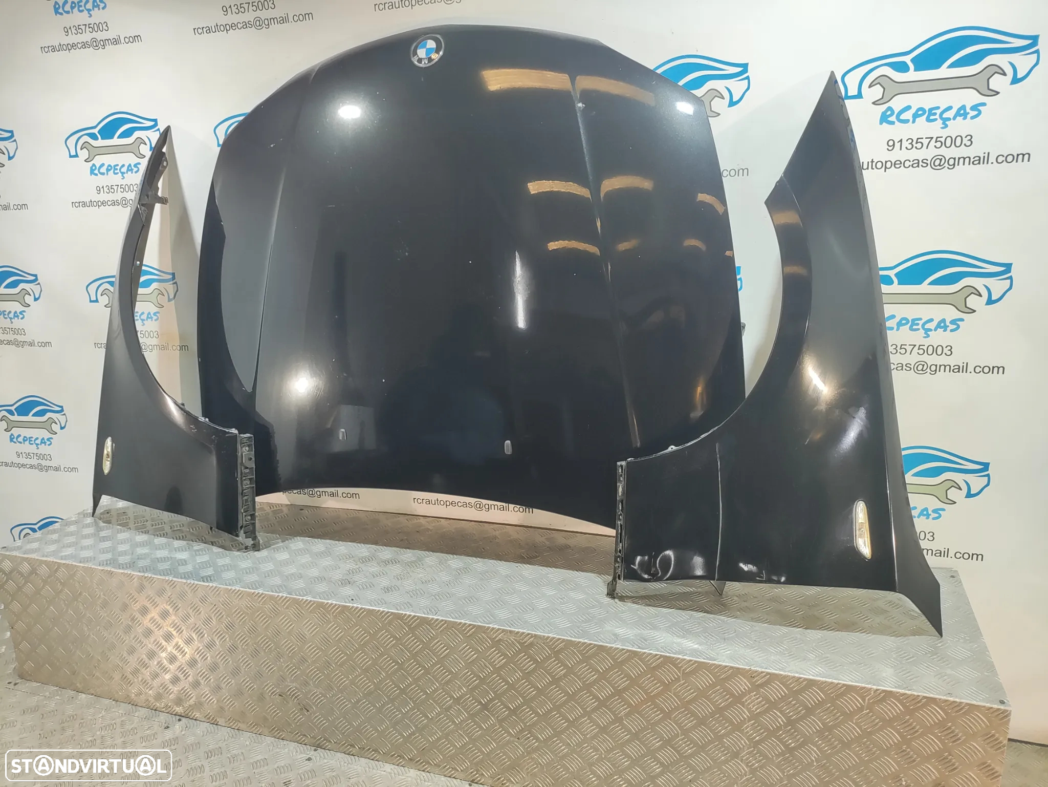 FRENTE COMPLETA BMW SERIE 1 E87 E81 PACK M PARACHOQUES SENSORES GUARDA-LAMAS OTICAS RADIADOR VENTILADOR FRENTE FIBRA REFORÇO - 21