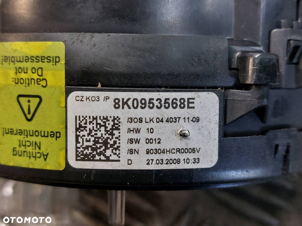 MANETKA PRZEŁĄCZNIK TAŚMA AIRBAG AUDI A4 B8 EU 8K0953568E 8K0953502D - 5