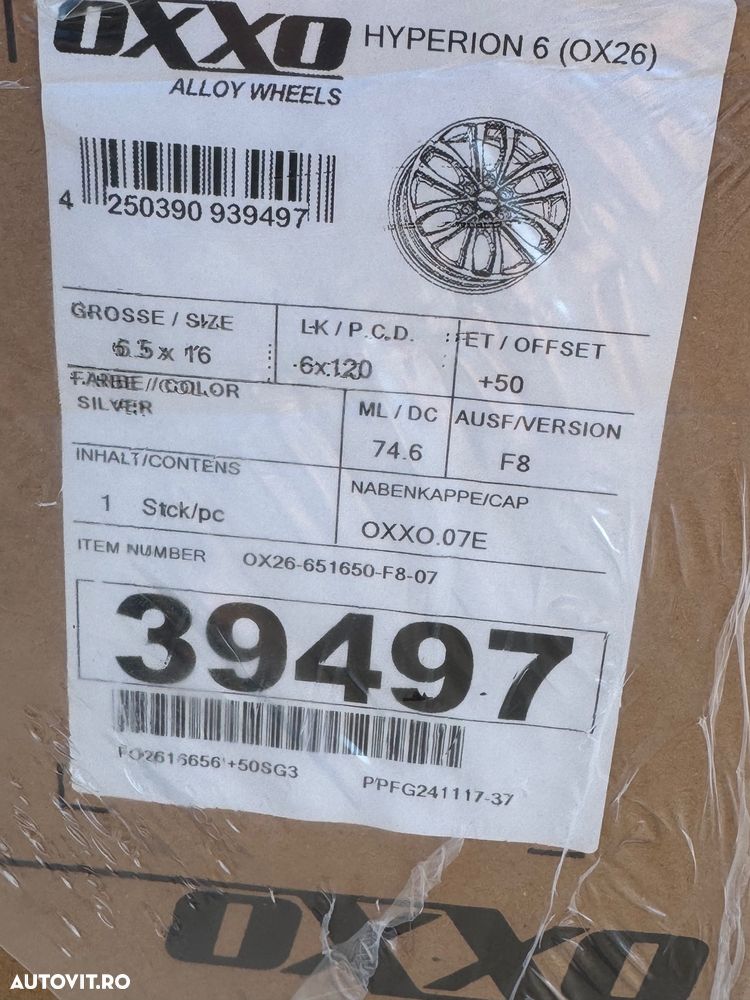 Vând jante aliaj Ford Custom 2025 pe 16” - 6