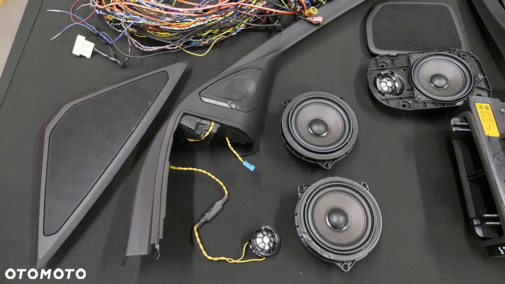 bmw 1 f40 nagłośnienie harman kardon wzmacniacz głośniki wiązka komplet - 5