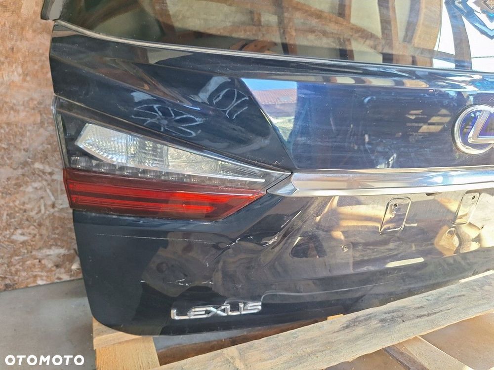 lexus rx 450h IV 2015- klapa tyl tylna zderzak pdc belka demontaz orginal - 6