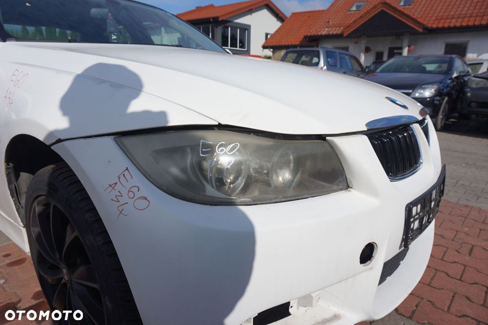 MASKA ZDERZAK BŁOTNIKI LAMPY 3 E90 A34 M-PAKIET BMW 2004-2008 BIAŁY PRZÓD KOMPLETNY - 28