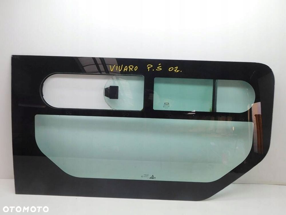 OPEL VIVARO 2007r SZYBA BOCZNA UCHYLNA PRAWA - 3