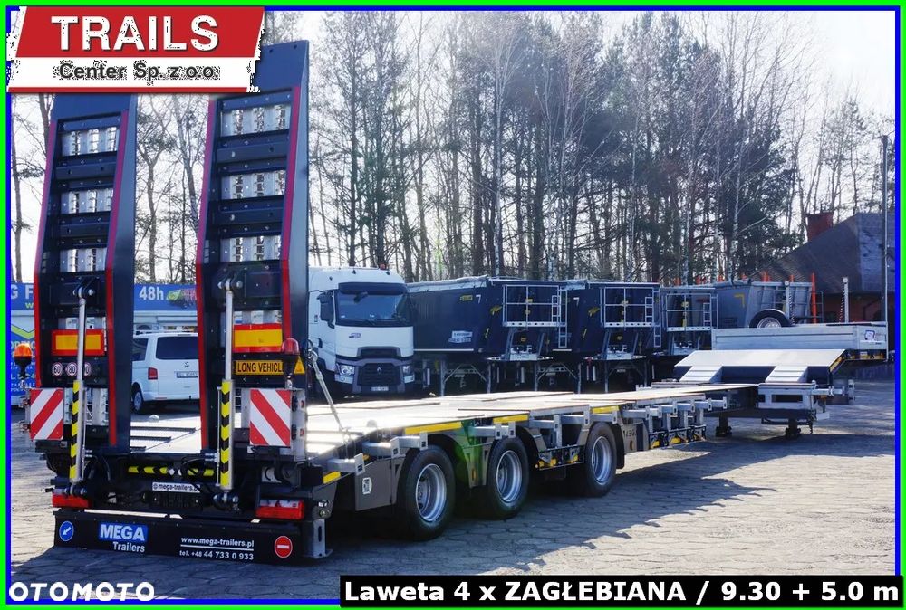 Inny Naczepa rozciągana dł. 18,60 m, zagłębiana x 4, szer. 3,00 m - NAJAZDY HYDRAULICZNE. !!! - 12