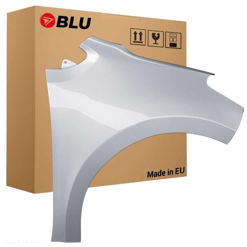 BLU Błotnik VOLKSWAGEN VW UP! LIFT LA7W prawy przód srebrny 2016- ReflexSilber