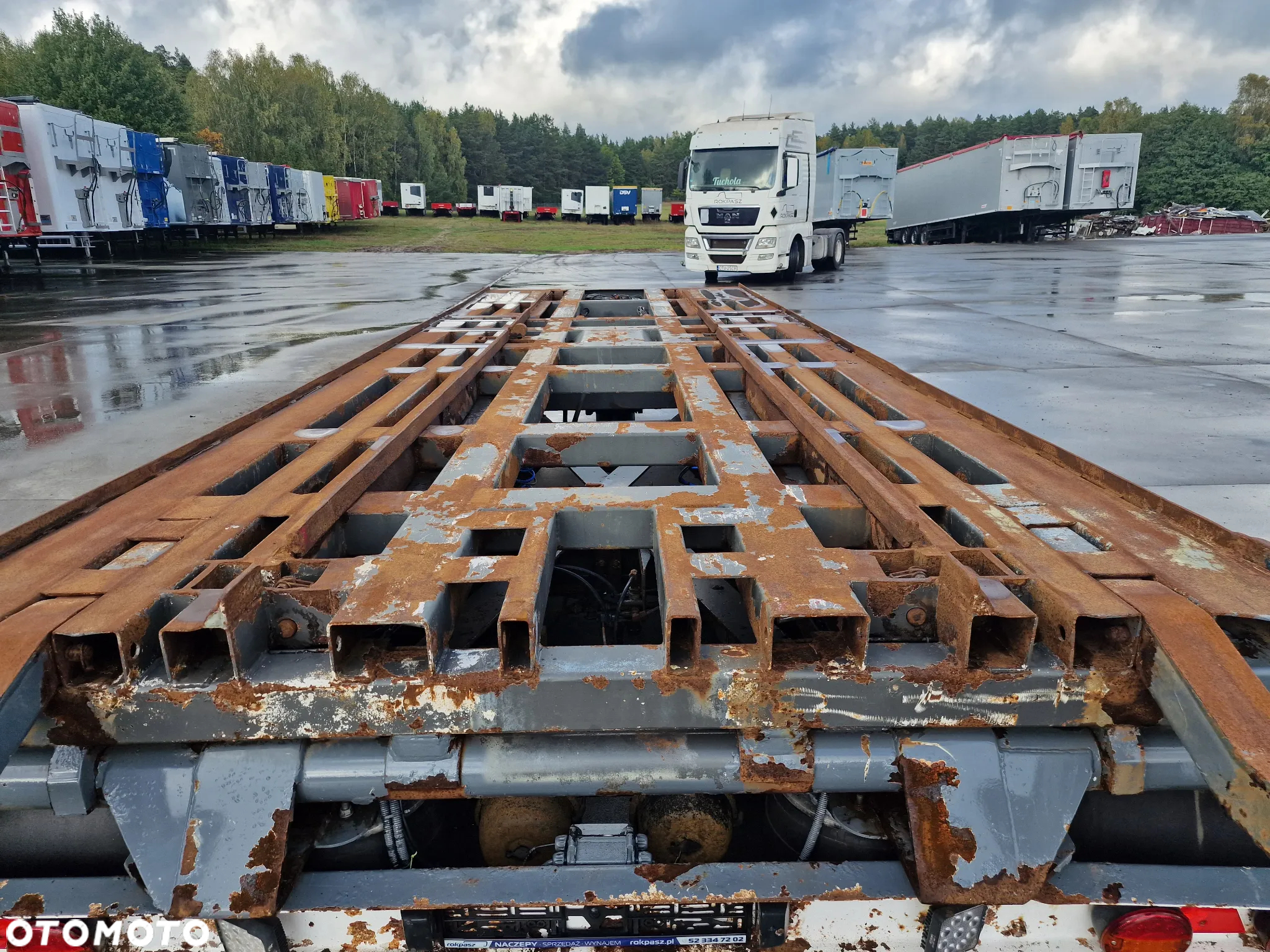 Inny SH Przyczepa Hakowiec Wywrotka do Przewozu Kontenerów 7,00 m - 12
