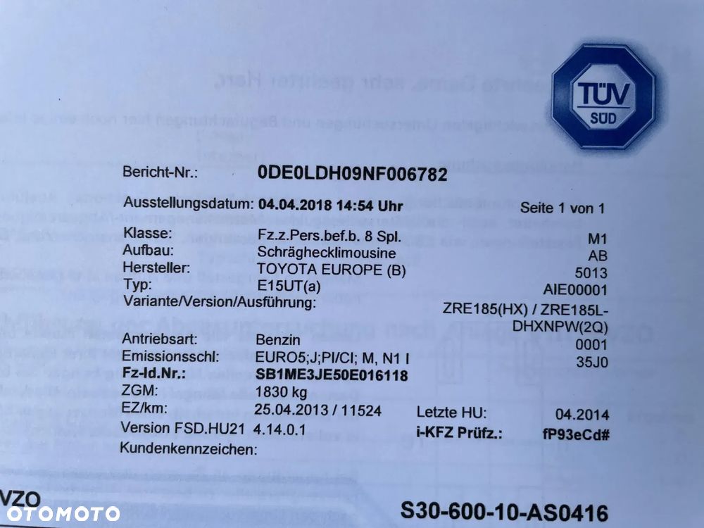 Toyota Auris 1.6 Valvematic Multidrive S Edition - 38