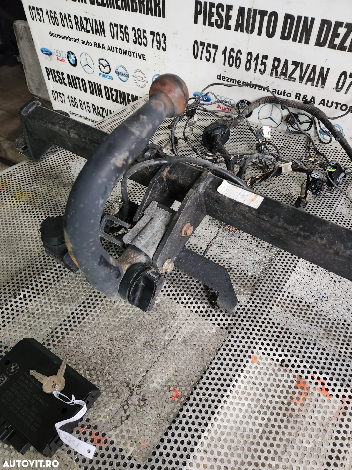 Carlig Cui Remorcare Tractare Complet Bmw Seria 2 F45 F46 Modul Instalatie Priza 2 Chei 2014-18 - 6