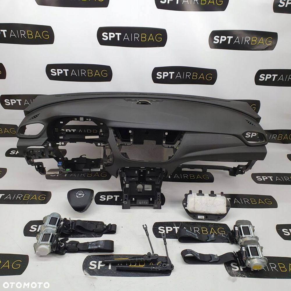 OPEL GRANDLAND DESKA ROZDZIELCZA KONSOLA KOKPIT PULPIT PODUSZKI AIRBAG AIR BAG PASY NAPINACZE KIT SET - 1